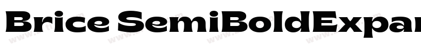 Brice SemiBoldExpand字体转换